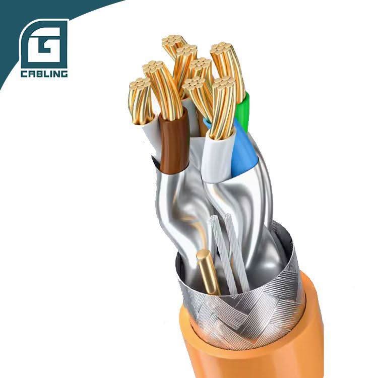 Gcabling patch cord Cat 8 S/FTP Gray Lan Patch Cable - Gcabling