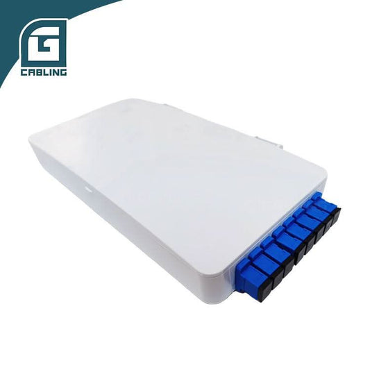 Gcabling 8port ftth termination box White ABS optical box - Gcabling