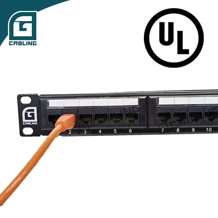 19inch 1U UTP 24  Port network patch panel CAT5e patch panel