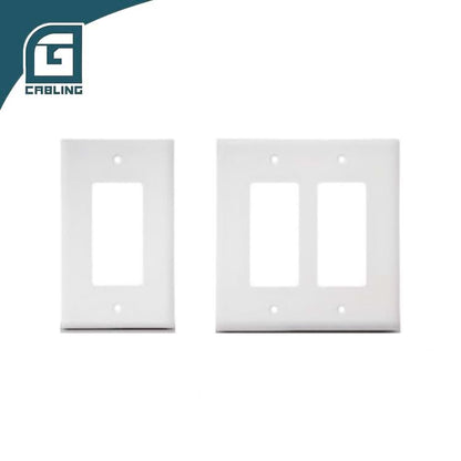 for RJ45 keystone Jack 1-port face plates for outlets USA type 