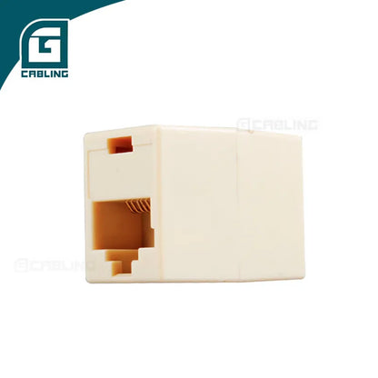 Gcabling ABS UTP Cat5e RJ45 to RJ45 Adapter  White