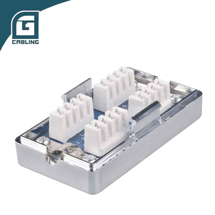 Gcabling network connection box with Cat5E FTP Surface Mount Box - Gcabling
