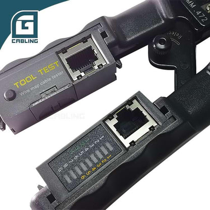 Gcabling Crimping tool with cable tester - Gcabling