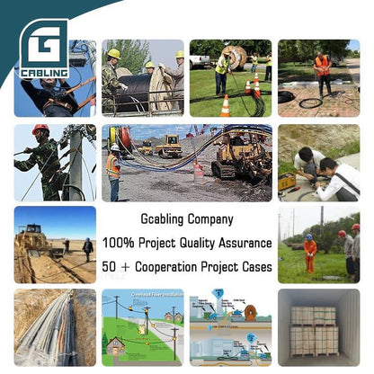 Gcabling fiber optic cable outdoor adss communication G652D 36 core per kilometer - Gcabling