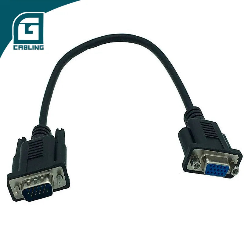 Test VGA Cable 15PIN Female to Male Patch Cord
