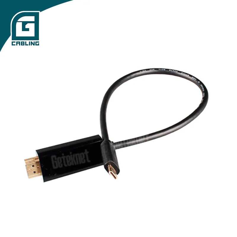 Male to Male Type C to HDMI2.0 Cable 32AWG High Speed Slim Cable