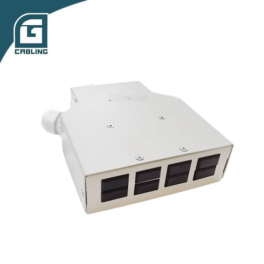 Gcabling fiber patch panel 8 port for SC Simplex Fiber Box DIN Type - Gcabling