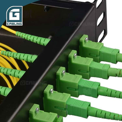 Gcabling 1x16 plc splitter 1U 19inch rack mounted plc splitter - Gcabling