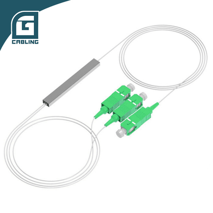 Gcabling 1x2 plc fiber splitter SC APC G657A1 mini plc splitter - Gcabling
