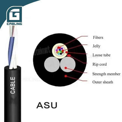 Gcabling underground fiber optic cable installation standards IEC 60794 Mini ADSS 12-fiber per kilometer - Gcabling