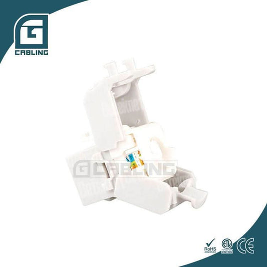 Gcabling Toolless cat6 keystone jacks 180 Degree UTP RJ45 Jack - Gcabling