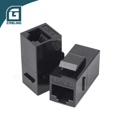 Gcabling ABS UTP Cat6 Female To Female RJ45 Cat6 keystone coupler - Gcabling