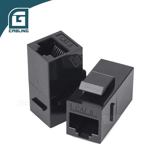 Gcabling ABS UTP Cat6 Female To Female RJ45 Cat6 keystone coupler - Gcabling