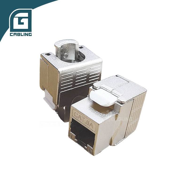 Gcabling FTP shielded 180 degree keystone jack keystone Cat6 jack keystone rj45 - Gcabling