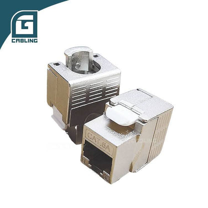 Gcabling FTP shielded 180 degree keystone jack keystone Cat6 jack keystone rj45 - Gcabling