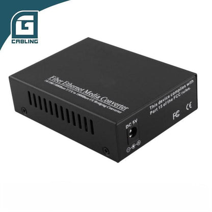 Gcabling 10/100/1000Mbps Fiber Converter with SFP Fiber Media Converter - Gcabling