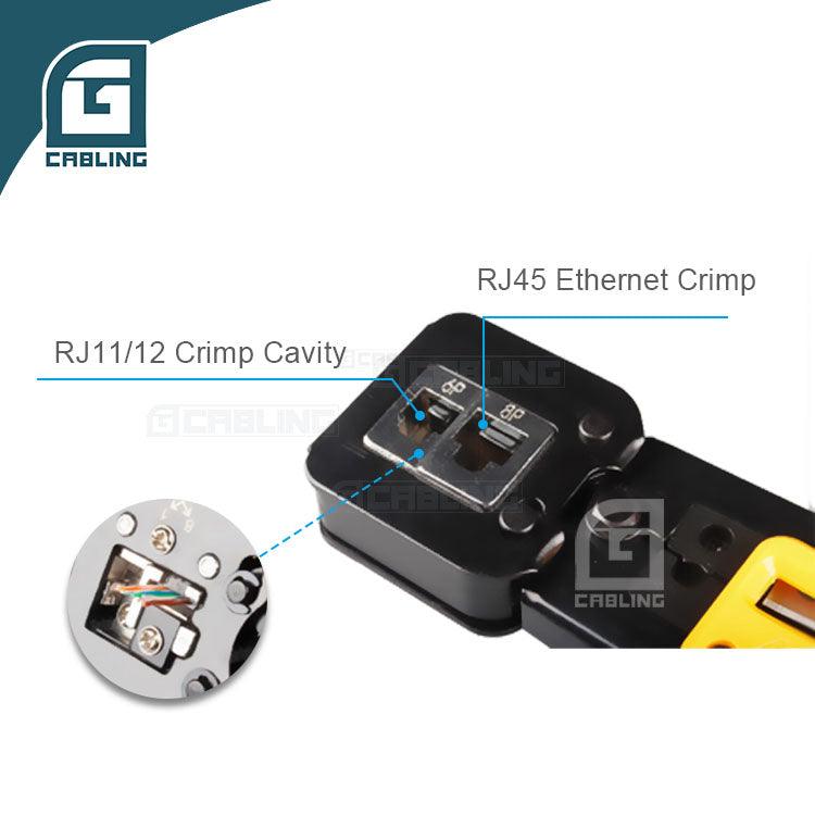 Gcabling Pass-through RJ45 crimper for 6P 8P - Gcabling