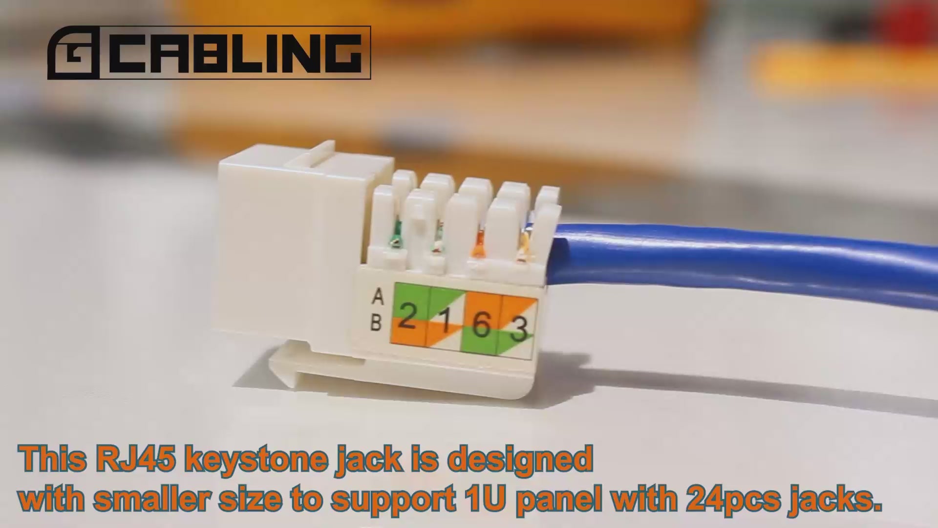 Cargar video: RJ45 Keystone Jack Installation &amp; Internal Structure