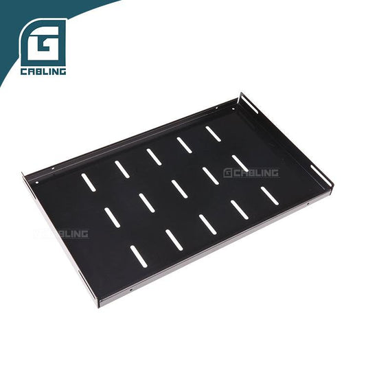 Gcabling 1u server rack shelf SPCC Steel Punched Fixed Shelf for Network Cabinet - Gcabling